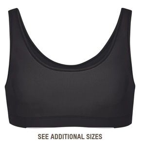 NWT Black Jelly Sheer SKIMS Bralette, size L